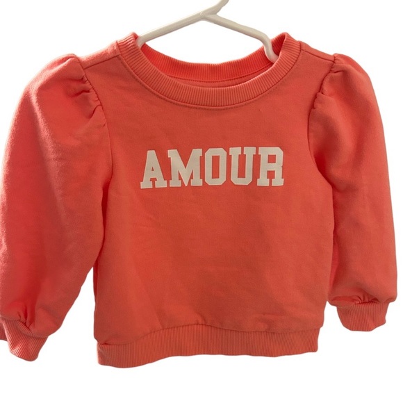 Janie and Jack Puff Sleeve Sweatshirt - Picture 1 of 3